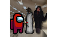 Play Backrooms Among Us Rolling Giant now!