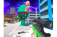 Play Skibidi Toilet FPS Shooting Survival now!