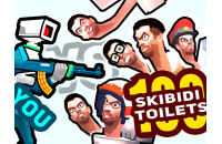 Play You vs 100 Skibidi Toilets now!