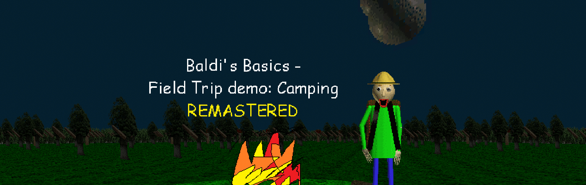 Baldi's Basics - Field Trip demo: Camping